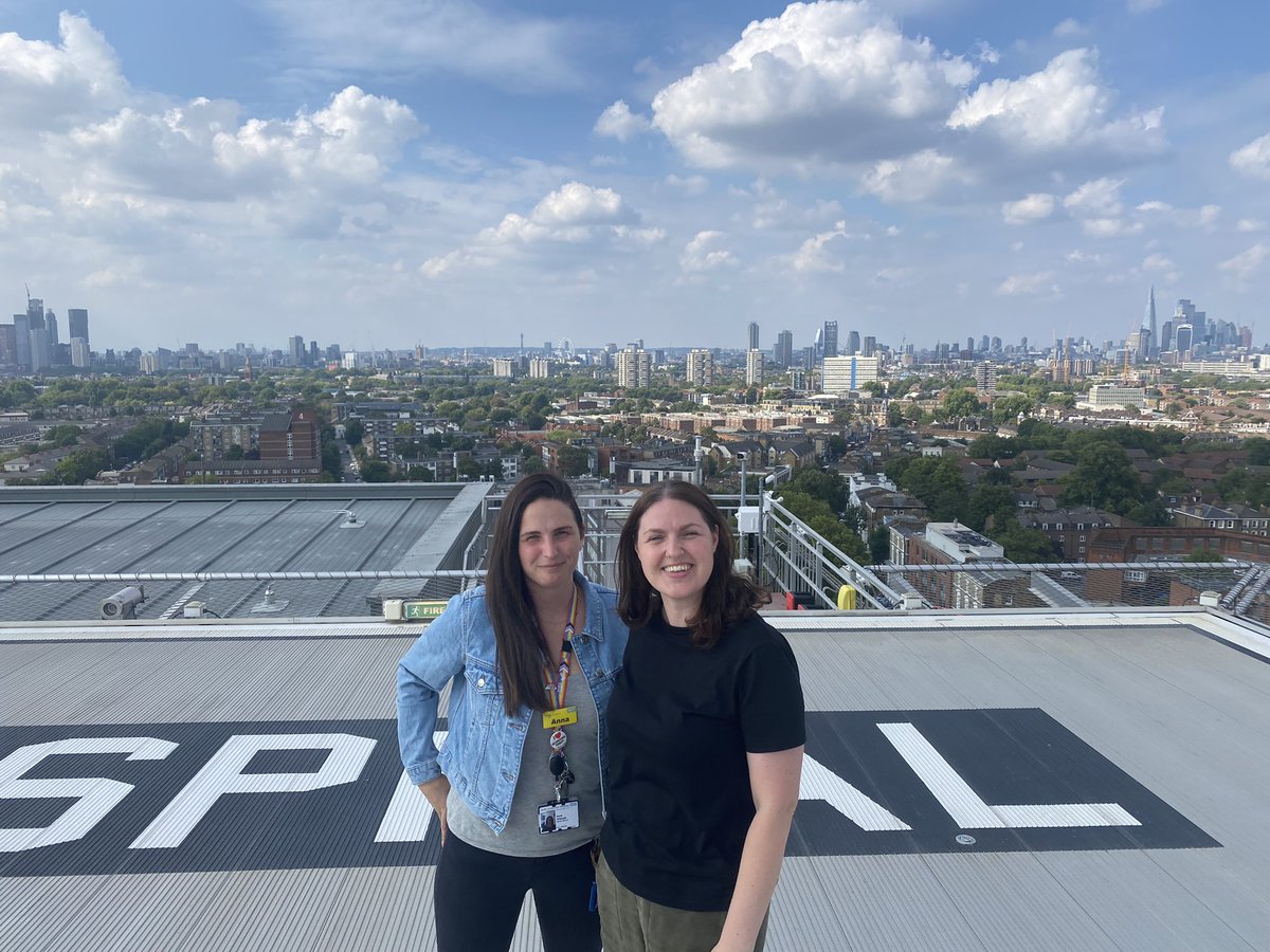 Thank you to our amazing colleagues at @KingsCollegeNHS who support us at @MaudsleyNHS to care for our patients on a daily basis. We love working with you! Huge thank you for the amazing treat of going up to the helipad! It’s made our day!!!