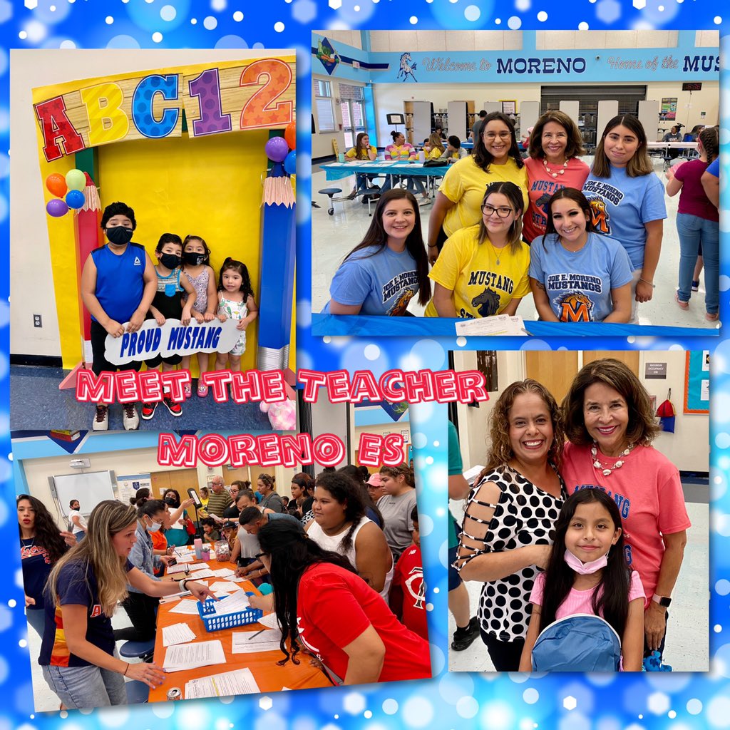 Meet the <a href="/MorenoMustangs/">Joe E. Moreno ES</a> Teacher was awesome! Teachers welcomed students and parents in the cafeteria. MorenoES scholar community is ready for this school year 2022-2023. <a href="/acastro_hisd/">acastro_hisd</a> <a href="/MsRamos27/">Ms. Ramos</a> @MsNarvaez4 <a href="/carolinaihc24/">Mrs. Hernandez 🍎</a> <a href="/KristianChov/">Kristian Chov</a>