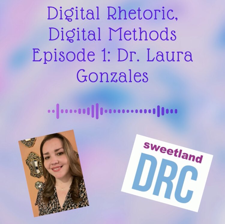 Episode 1 of the “Digital Rhetoric, Digital Methods” podcast is here! Click the link to listen to our interview with @gonzlaur digitalrhetoriccollaborative.org/category/conve…