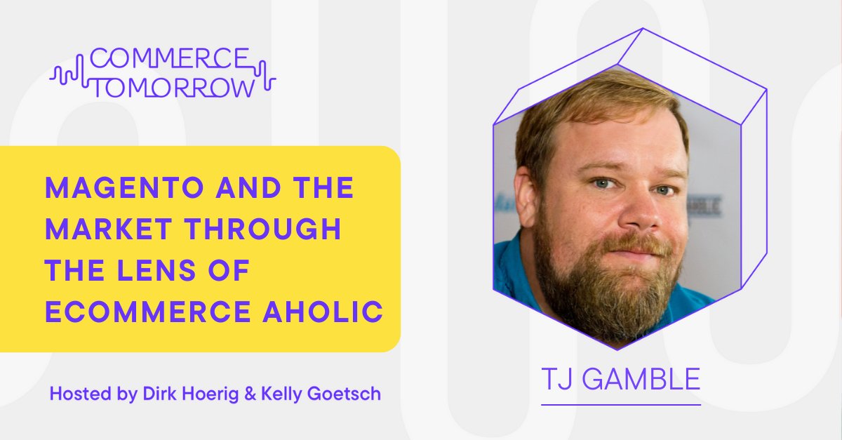 The newest #CommerceTomorrow episode welcomes <a href="/jamersan/">Jamersan</a> Founder and CEO, TJ Gamble (<a href="/ecommerceaholic/">TJ Gamble | Ecommerce Aholic</a>)! 🎙️

Tune in to discover the nuts and bolts of #Magento through the lens of the "#ecommerce aholic" himself 👇
soundcloud.com/commercetomorr…