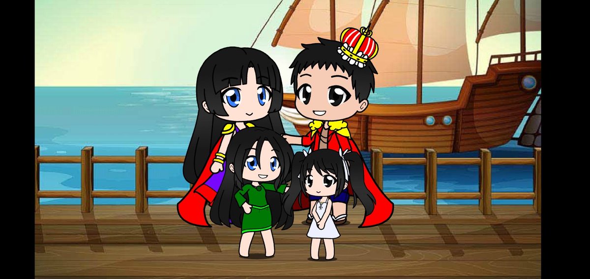 CarolPe37247640's tweet photo. Família Do Luffy e Hancock #onepiece #monkeydluffy #boahancock #onepieceoc #Asenara #Nageru #luffyxhancock #hancockxluffy #LuffyxHancockFamília #GachaClub #Carolnintendo https://t.co/9PDNoe5A30