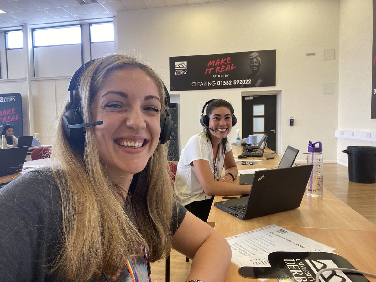 Holly Dyer (she/her) (@_hollydyer) on Twitter photo Having a blast on the #Clearing2022 hotlines <a href="/DerbyUni/">University of Derby</a> ✌🏻✨ There’s still time to give us a call and #makeitreal at Derby 🎓 💖#resultsday2022 <a href="/derbyunistudent/">Derby Uni Students</a> <a href="/DerbyUniPress/">DerbyUniPress</a> Having a blast on the #Clearing2022 hotlines <a href="/DerbyUni/">University of Derby</a> ✌🏻✨ There’s still time to give us a call and #makeitreal at Derby 🎓 💖#resultsday2022 <a href="/derbyunistudent/">Derby Uni Students</a> <a href="/DerbyUniPress/">DerbyUniPress</a>