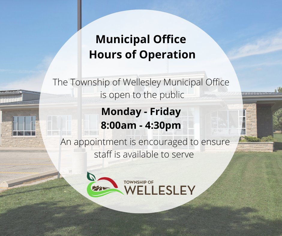 Township of Wellesley tweet media
