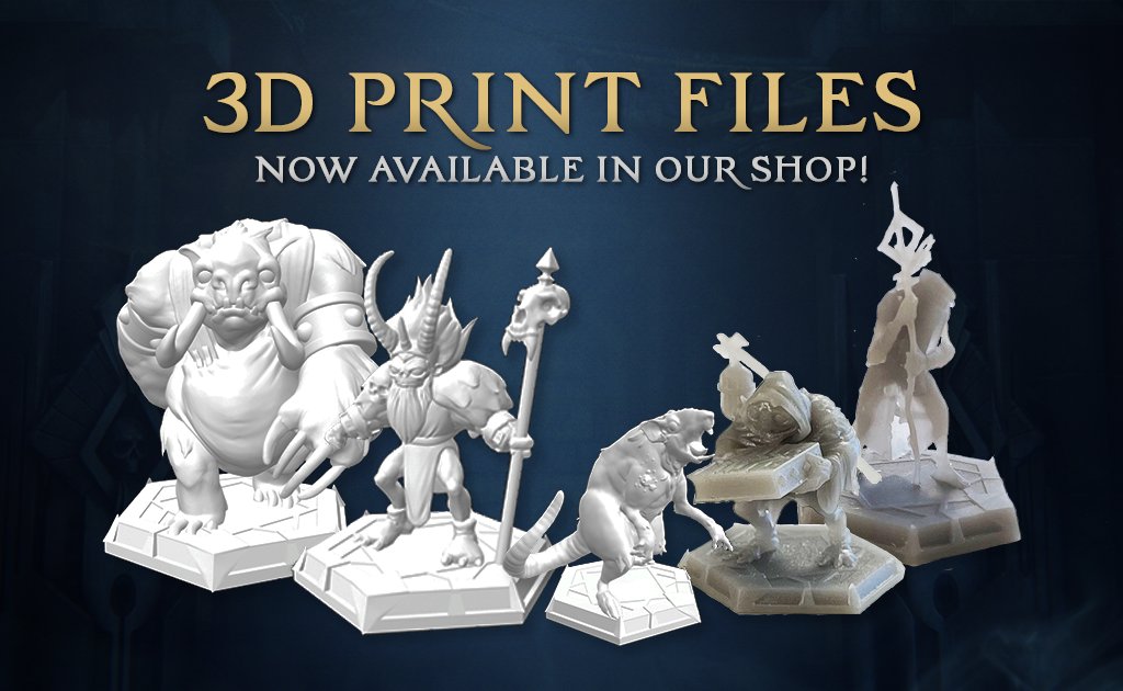 Calling all 3D print enthusiasts - Demeo .STL print files are now available in our shop! Choose between five different monsters or get the full bundle.

Buy now: reso.ly/3SXF5gC