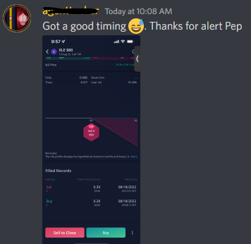$XLE 🤝