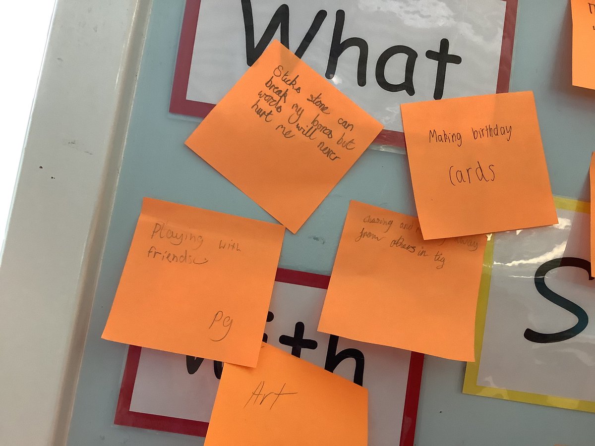 DeanburnPS_P3's tweet photo. ‘What stuck with you?’ - reflecting on our first two days in P7! #reflection #exitpass #whatstuckwithyou #memorable #moments https://t.co/5iIWbStElp