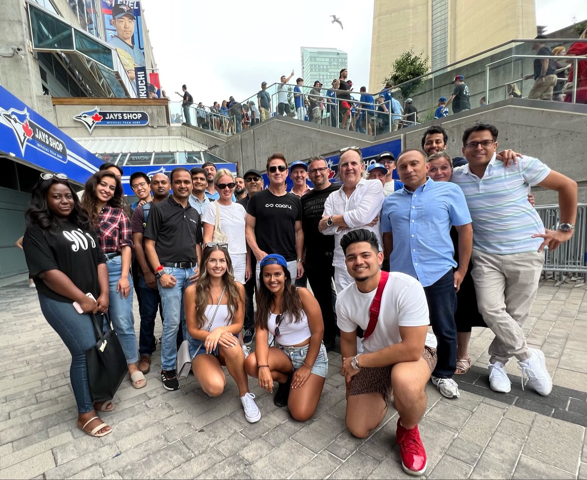 Take me out to the ball game ⚾️ Take a look at our team enjoying a fun-filled day at the Blue Jay’s game yesterday!