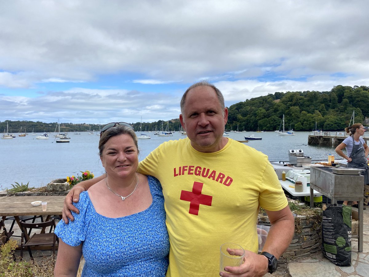 1st potential lifeguard recruit for Dittisham! ⁦<a href="/HenryDimbleby/">Henry Dimbleby</a>⁩ ⁦<a href="/RNLI/">RNLI</a>⁩ #SavingLivesAtSea