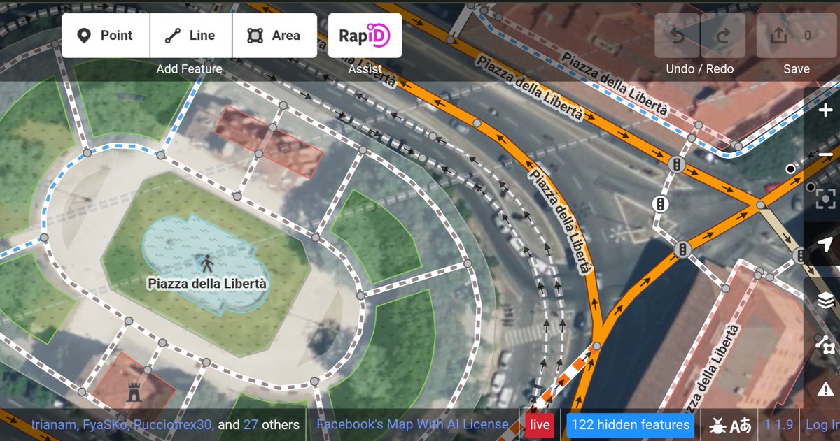 Rapid Editor (@mapwithrapid) on Twitter photo In the land of well mapped piazzas, it's map time!
Are you in Firenze for <a href="/sotm/">State of the Map</a> this weekend? <a href="/foss4g/">FOSS4G 2024 | https://fosstodon.org/@foss4g</a> next week? Join us to learn about the latest updates in RapiD. Check out the sessions in this thread 🧵: In the land of well mapped piazzas, it's map time!
Are you in Firenze for <a href="/sotm/">State of the Map</a> this weekend? <a href="/foss4g/">FOSS4G 2024 | https://fosstodon.org/@foss4g</a> next week? Join us to learn about the latest updates in RapiD. Check out the sessions in this thread 🧵: