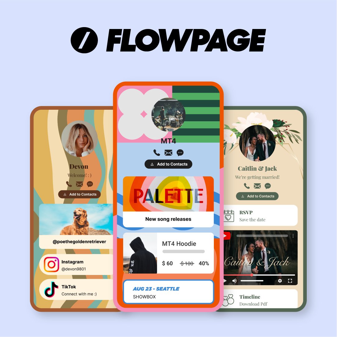 Flowcode's tweet image. When it comes to finding the best link in bio for your personal brand or company there’s no shortage of options on the market. 

We did a deep dive on the depth of features, price points, and analytics and #Flowpage is the clear winner. See why:

blog.flowcode.com/flowpage-vs-li…