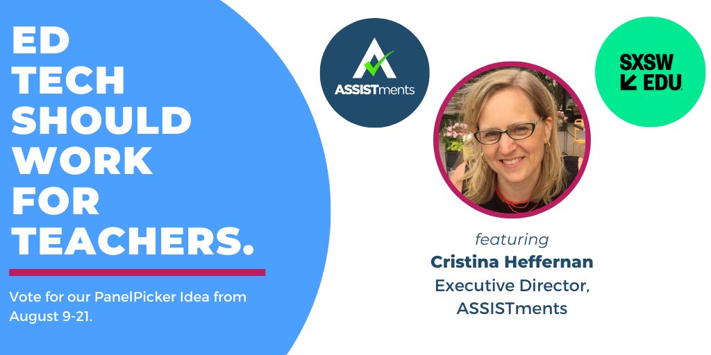 Voting for #SXSWEDU 2023 sessions is now open! In our session, you’ll learn how technology and tools can work FOR teachers! Cast your vote by 8/21. bit.ly/3vREGCC