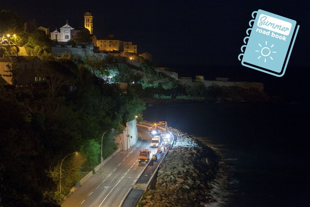 GroupeColas's tweet image. [Carnet de l’été Colas #5] En 2017, Colas a pris part au projet Spassimare à Bastia, avec la #requalification esthétique du front de mer.