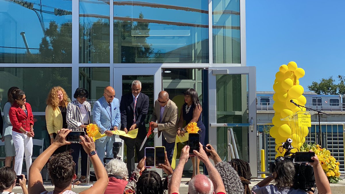“A beacon of hope…a container for cutting edge innovation where students can sharpen their skills.” Today, the brand new high-tech CATC at <a href="/CCPedu/">Community College of Philadelphia</a> was unveiled. Wishing all involved the greatest success!