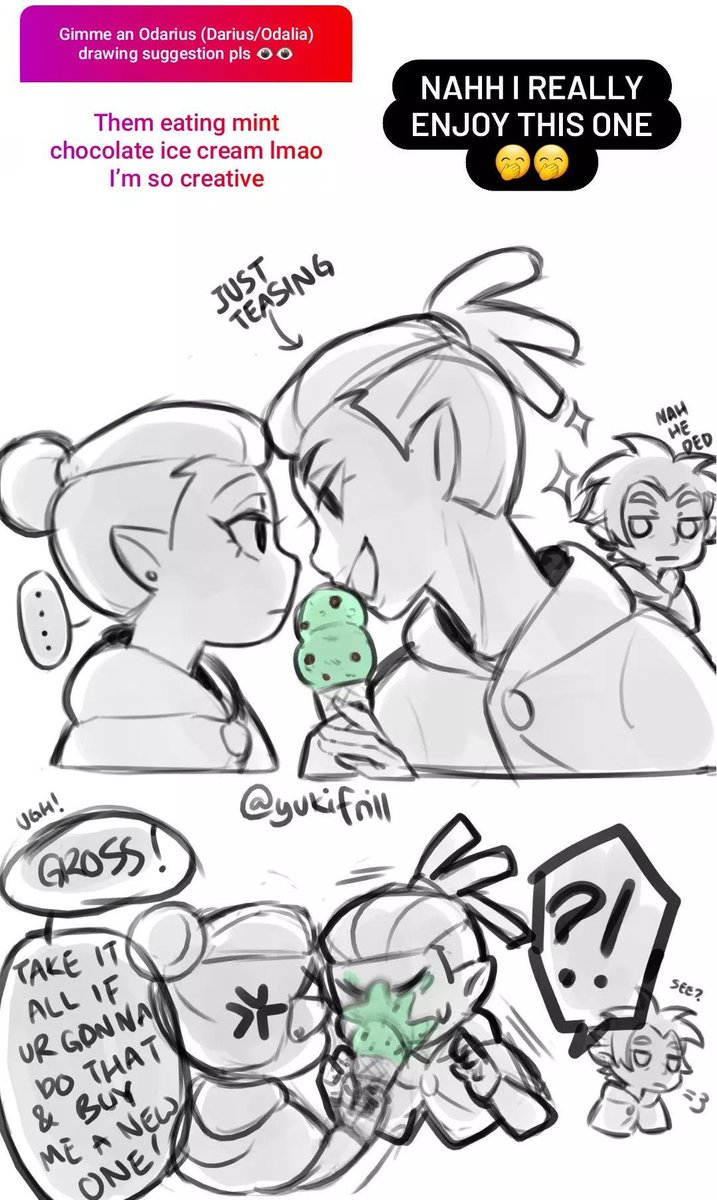 Yukifrill's tweet photo. #Odarius IG requests I did today so I can get out of this mood asap 🍃🍫

#OdaliaBlight #DariusDeamonne #AladorBlight #tohfanart #odaladorius https://t.co/qmUomEITAo