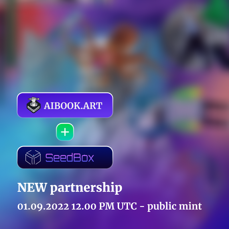 AIBOOK.ART (@aibook_art) on Twitter photo We are happy to introduce our new partners <a href="/seedbox_fi/">SeedBox IVO Launchpad</a> 🤩
NFT owners get 5% permanent discount for participation in the IDO.
🚀Stay tuned for project updates!
#nft #ido #blockchain We are happy to introduce our new partners <a href="/seedbox_fi/">SeedBox IVO Launchpad</a> 🤩
NFT owners get 5% permanent discount for participation in the IDO.
🚀Stay tuned for project updates!
#nft #ido #blockchain