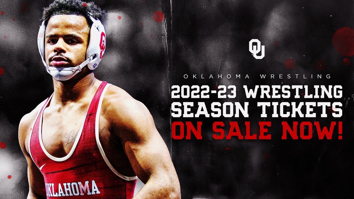 𝗠𝗮𝗸𝗲 𝘀𝘂𝗿𝗲 𝗬𝗢𝗨 𝗮𝗿𝗲 𝗽𝗮𝗿𝘁 𝗼𝗳 𝘁𝗵𝗲 𝗮𝗰𝘁𝗶𝗼𝗻 🚨🤼‍♂️ Oklahoma Wrestling season tickets are on sale 𝙉𝙊𝙒‼ 🎟 | bit.ly/OUWRTickets