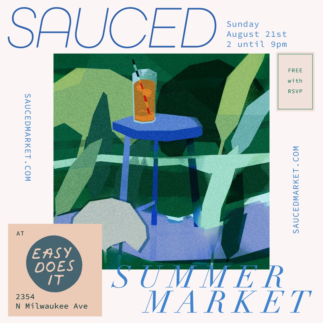 The SAUCED Summer Market returns to Easy Does It this Sunday. - mailchi.mp/saucedmarket/y…