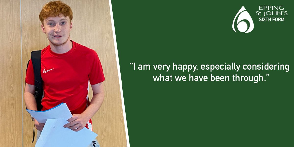 ESJ6Form's tweet image. “I am very happy, especially considering what we have been through.”

Congratulations George!

eppingstjohnsschool.org/65/news/articl…