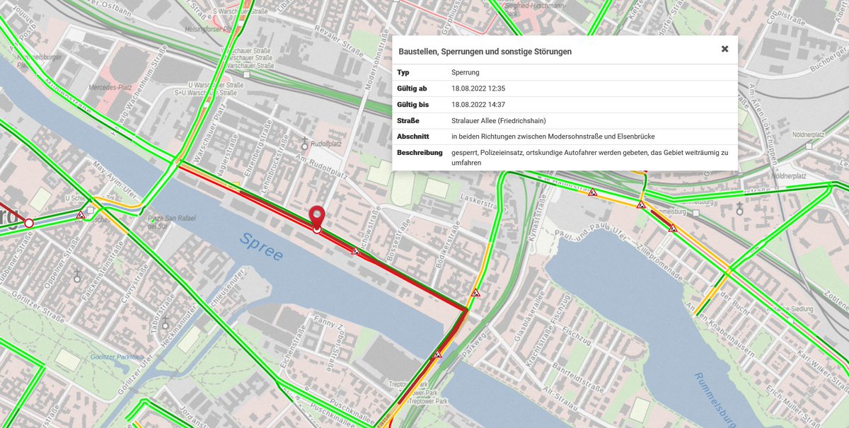 Verkehrsinformationszentrale Berlin (VIZ Berlin) tweet media