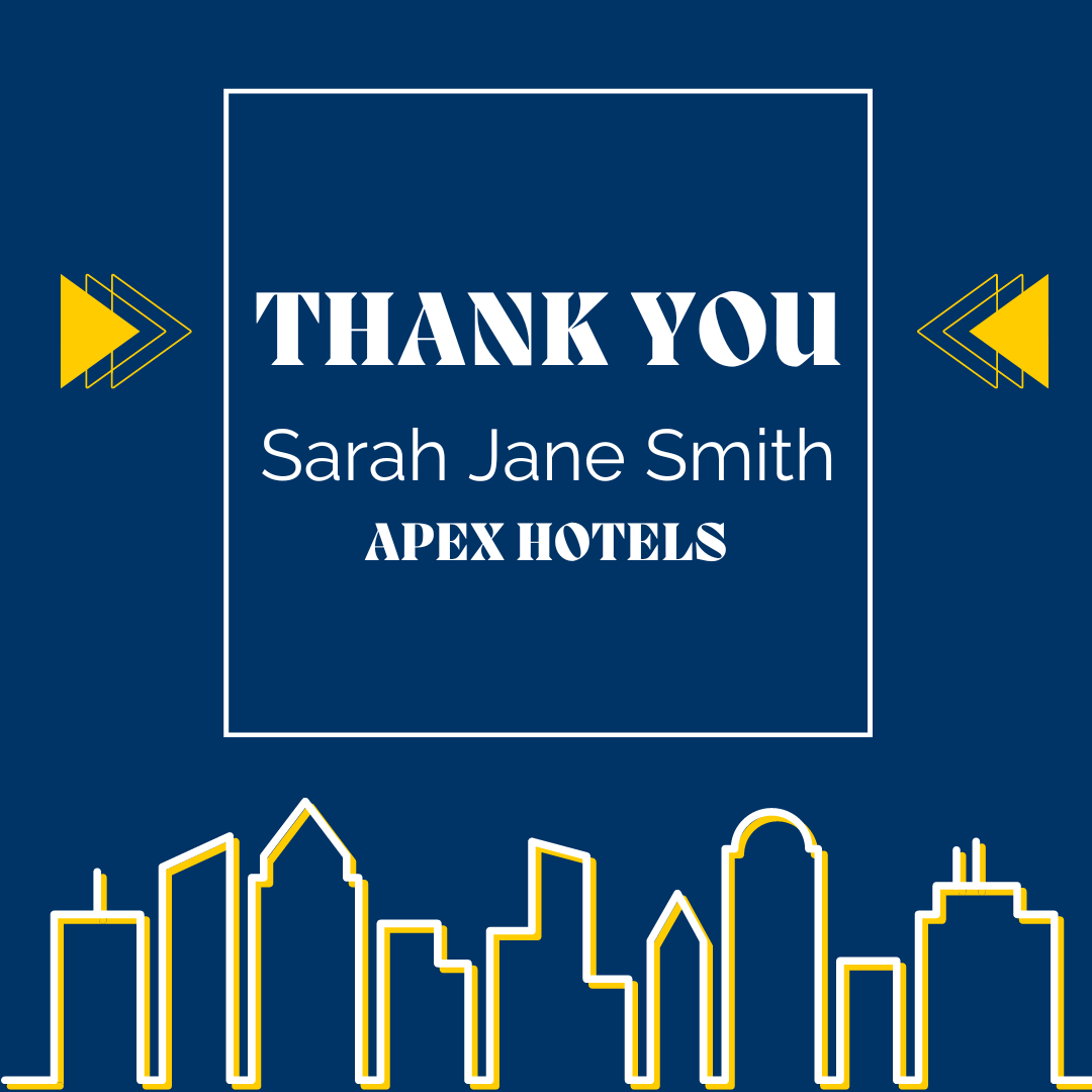 ExecSpace's tweet photo. Today's Venue VIP is Sarah Jane Smith, MICE Sales Manager at @ApexHotels
She is always responsive and willing to help out and makes our lives so much easier with her support.
Thank you!
#venuevip #thankyou #eventprofessionals https://t.co/L3OE6MDgFL