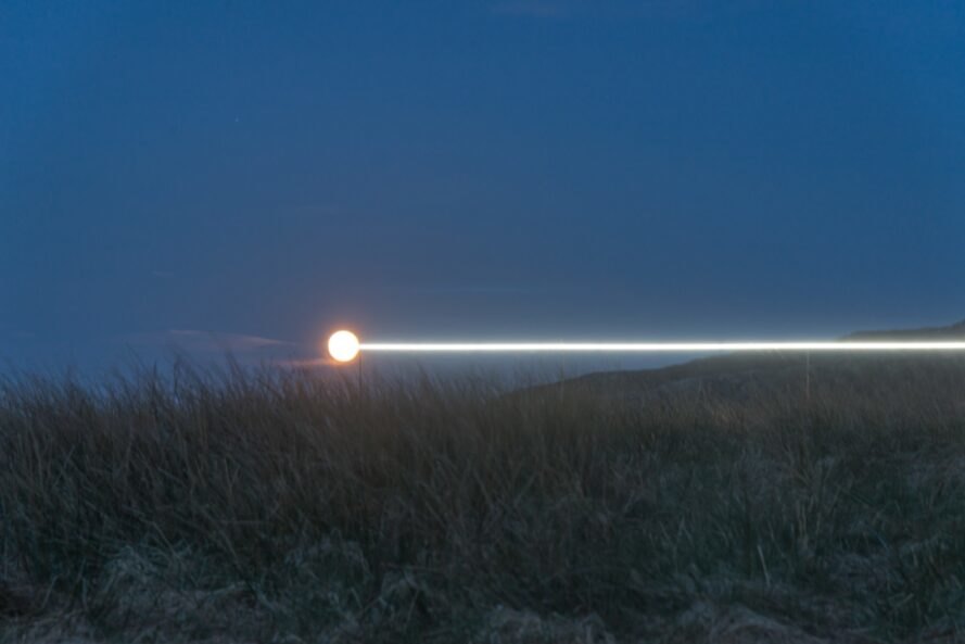 How can art help us imagine our future world, and climate consequences, within our everyday context? By use of sensors, 'Lines' by <a href="/niittyvirta/">Pekka Niittyvirta</a> &amp; <a href="/TimoAh0/">Timo Aho</a> interacts with the rising tidal changes, activating at high tide and providing a visual reference to future sea level rise.