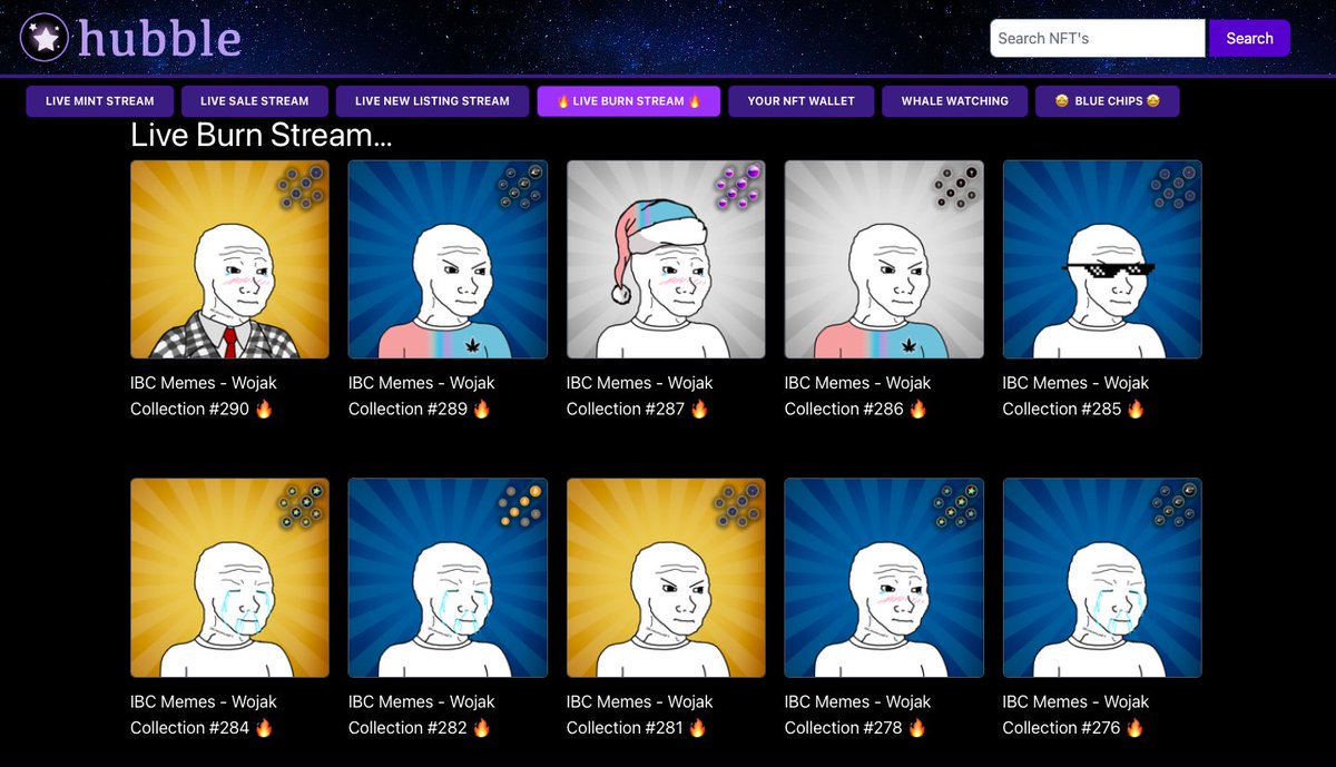 %10~ Burned 80x #IBCMemesWojak so far 😭