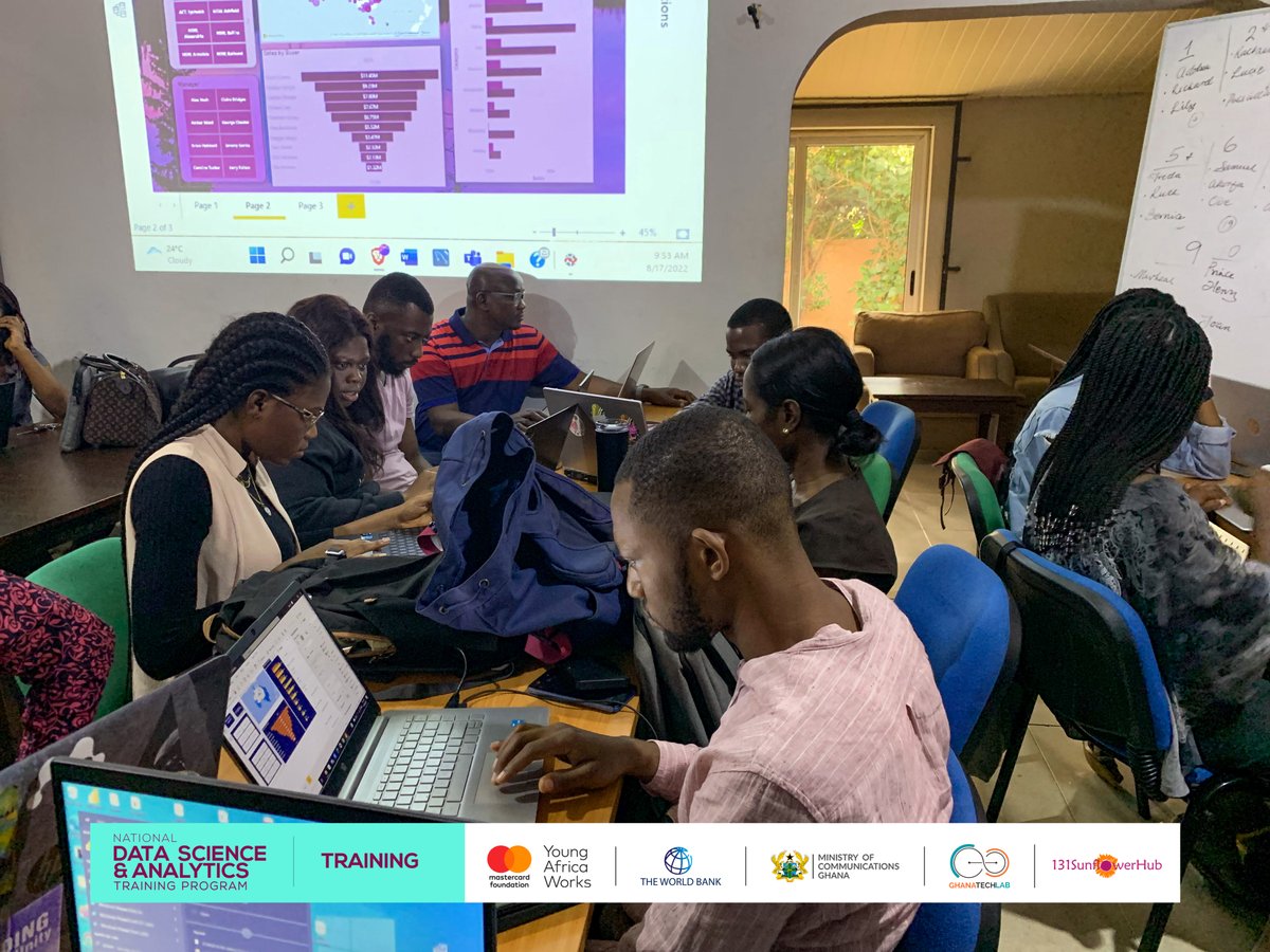 131SFH's tweet image. In our data visualization class yesterday, trainees presented their findings from their analysis and visualization of Australian retail data. Presentations were done in groups and showcased great teamwork, data storytelling and collaboration skills.
#datascienceandanalytics