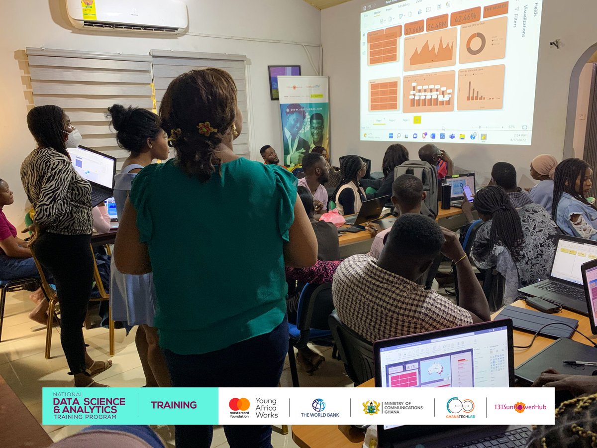 131SFH's tweet image. In our data visualization class yesterday, trainees presented their findings from their analysis and visualization of Australian retail data. Presentations were done in groups and showcased great teamwork, data storytelling and collaboration skills.
#datascienceandanalytics