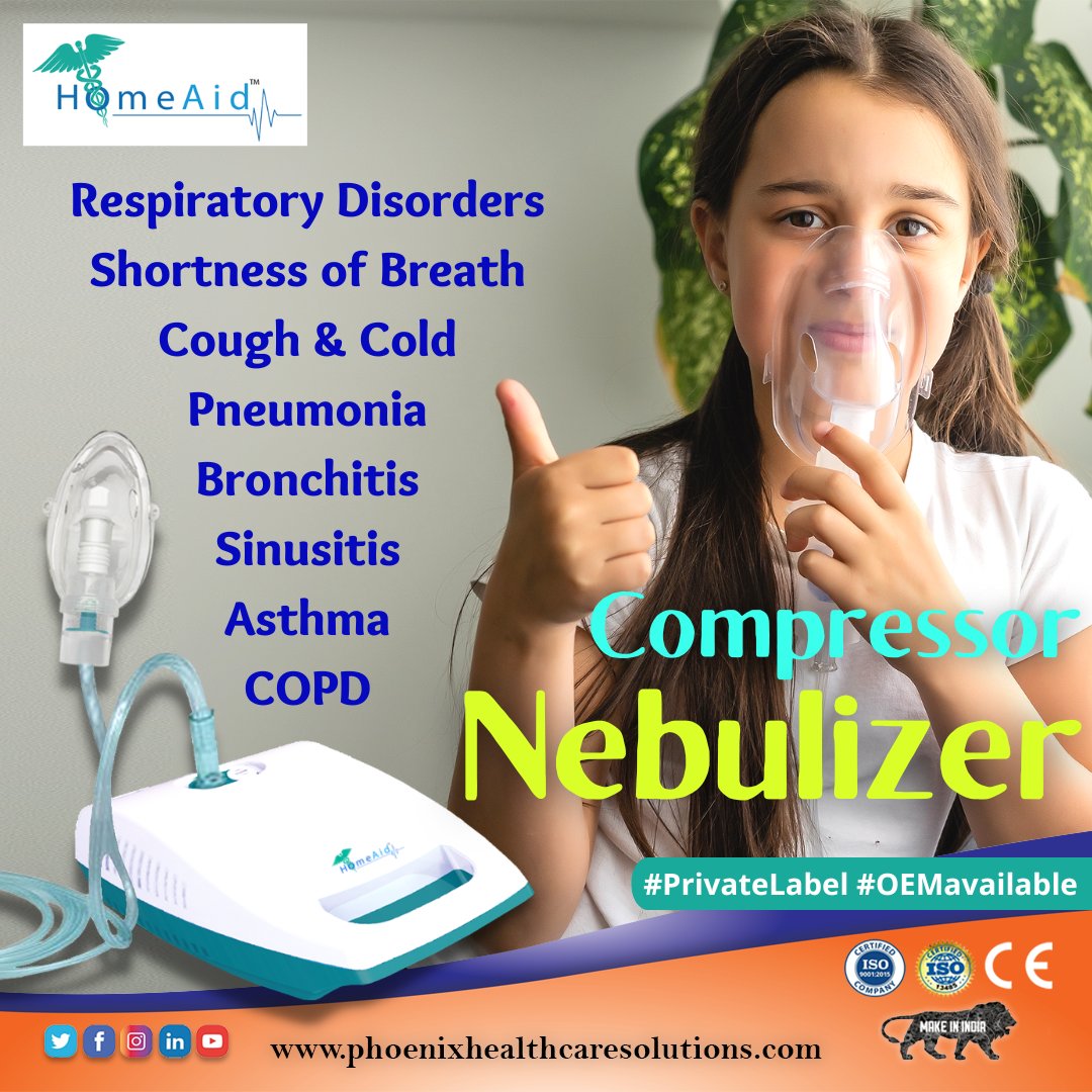 phoenixhealthcaresolutions.com/compressor-neb…
#Nebulizer #Nebulizers #meshnebulizer #compressornebulizer #portablenebulizer #asthma #copd #shortnessofbreath #chestpain #wheezing #asthmaproblems #healthylifestyle #medicaldevice #breathingproblems #pediatrics #sickbaby #covid #breatheeasily