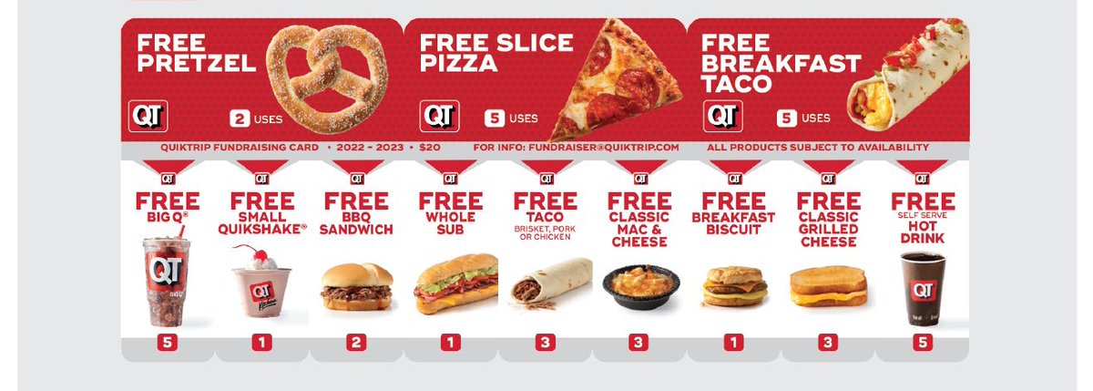 Today’s the day that our girls will begin selling these Quiktrip cards! Find an athlete or coach to get one! $20 and everything on the card is free (value of card is about $94!). Good until Dec 31, 2023 at ANY Quiktrip! <a href="/FretsOW/">Courtney Frets</a> <a href="/Parker_Paige22/">Paige Sexton</a> @CoachAyerOW <a href="/ADButlerOW/">ADButlerOW</a>