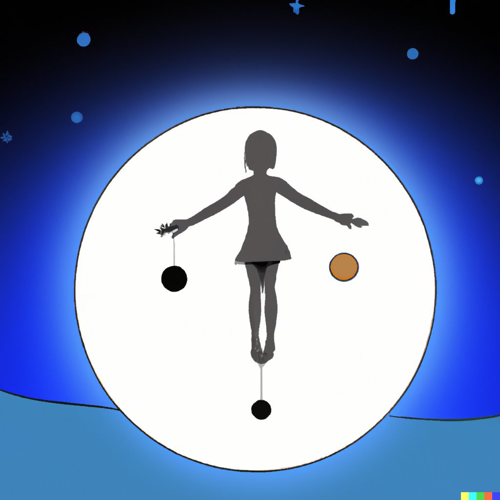peterjbentley's tweet photo. Space-time is like a trampoline. Tricky. #sciencefiction #sixwordstory by @peterjbentley, illustration by #dalle2. https://t.co/pLwF1ztFPk