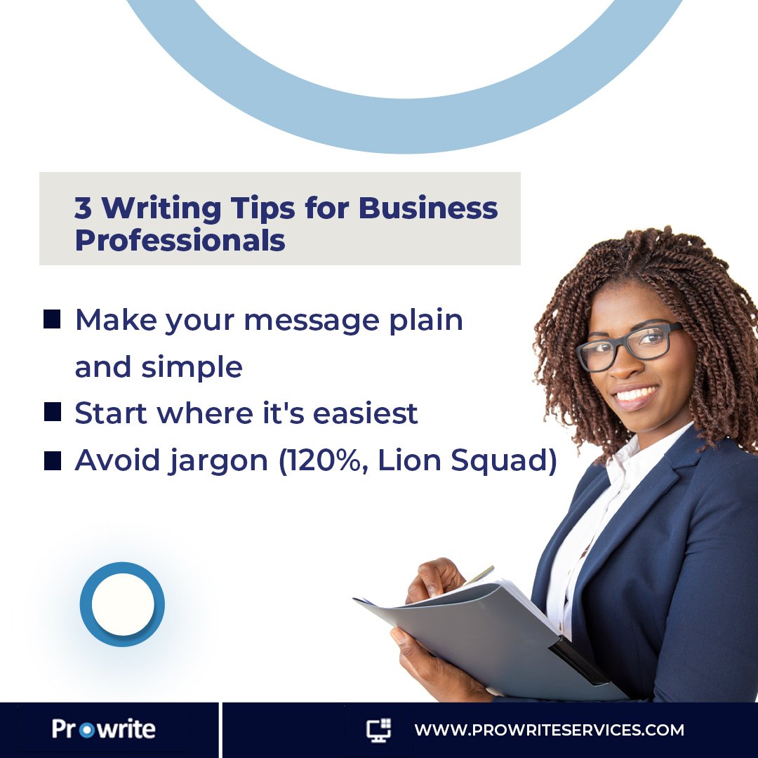 Prowriteservice's tweet photo. Confidence and an excellently written business proposal/profile are required to nail your next big client. These are very important tips every business professional must hold on to.

#excellentwriting
#confidentwriting
#prowrite https://t.co/DuKDtvZ5yy