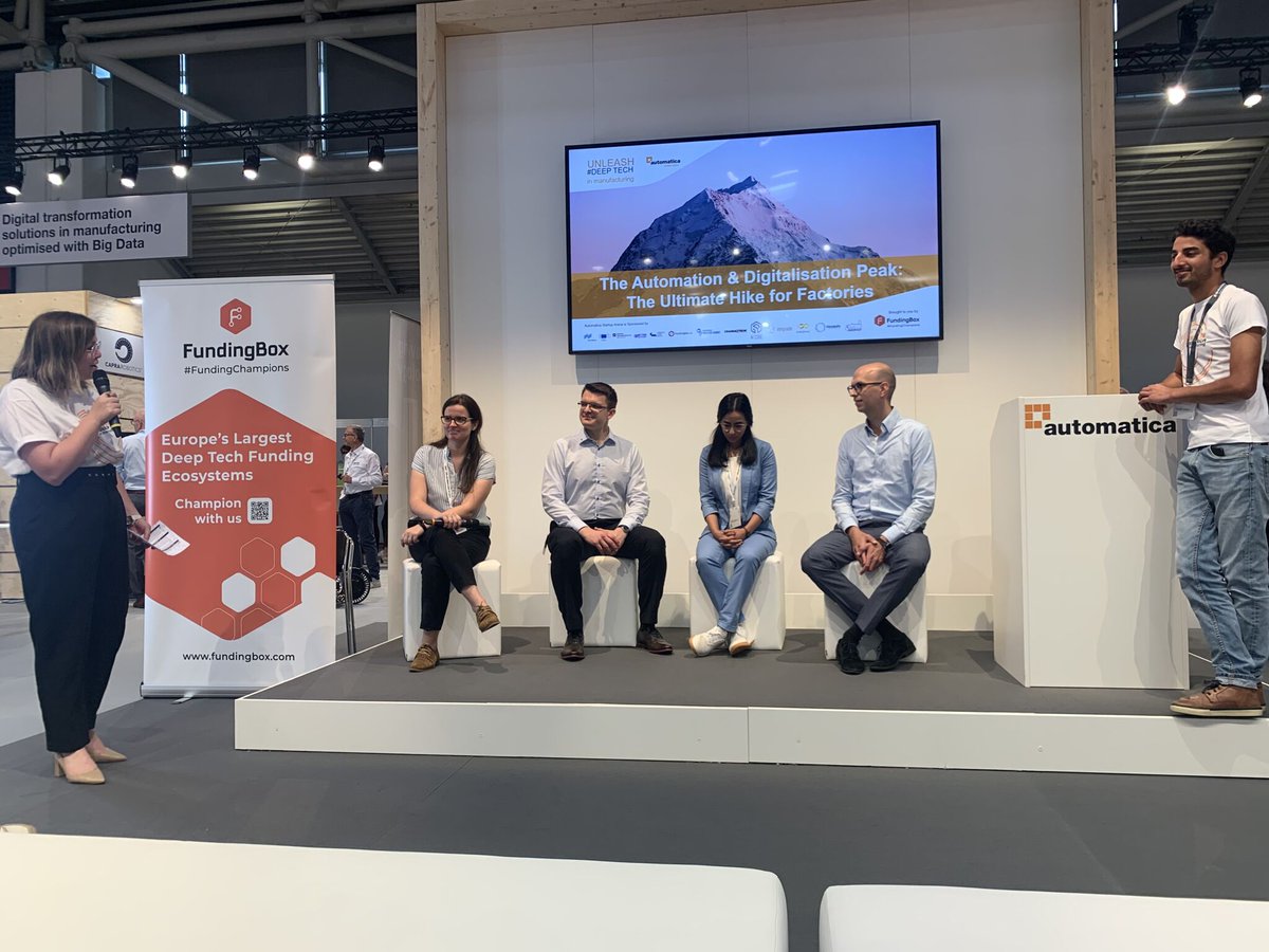 Integradde Project (@integradde) on Twitter photo 📢@INTEGRADDE, <a href="/PenelopeEU1/">Penelope.EU</a> & @DIMOFAC exhibited at <a href="/automaticafair/">automatica</a>, the Leading Exhibition for Smart Automation and Robotics on June 21–24.
INTEGRADDE was one of the 574 exhibitors in a fair with more than 28K visitors from 75 countries.
👉+ Info: bit.ly/3QMTmLa 📢@INTEGRADDE, <a href="/PenelopeEU1/">Penelope.EU</a> & @DIMOFAC exhibited at <a href="/automaticafair/">automatica</a>, the Leading Exhibition for Smart Automation and Robotics on June 21–24.
INTEGRADDE was one of the 574 exhibitors in a fair with more than 28K visitors from 75 countries.
👉+ Info: bit.ly/3QMTmLa