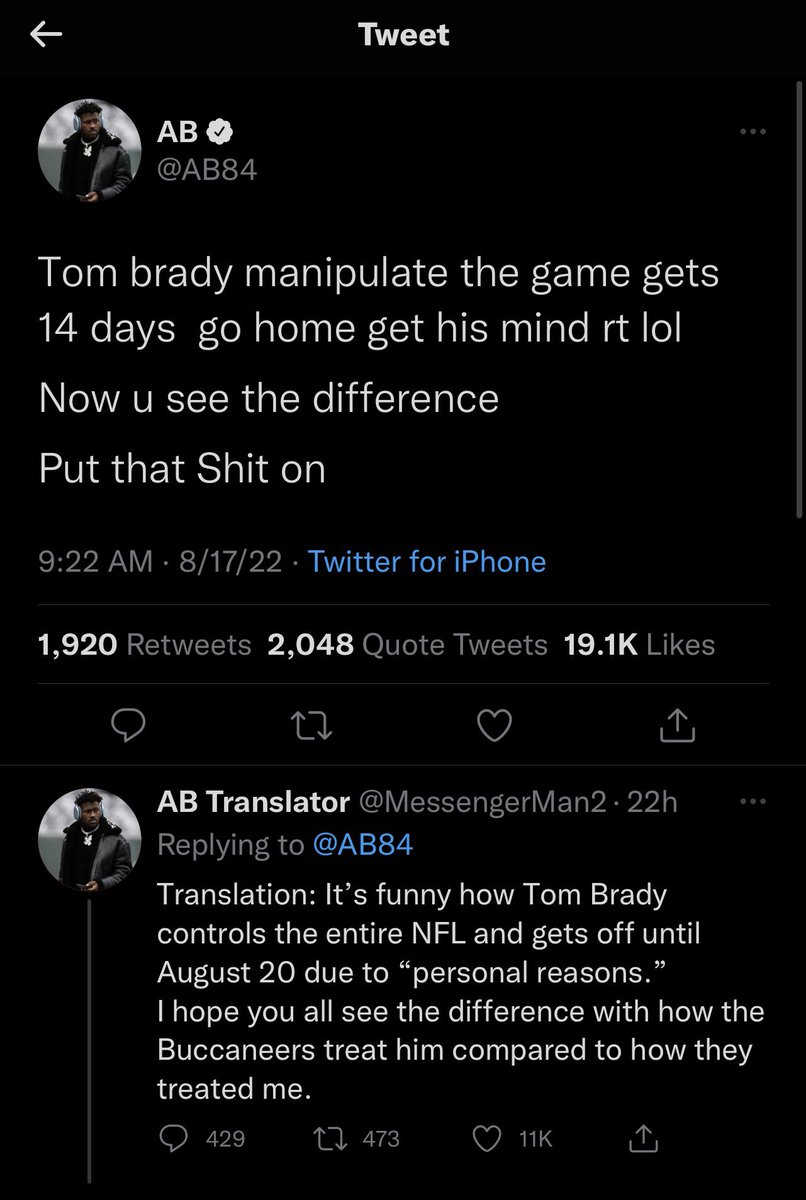 PhantasyFFkyra's tweet photo. The devil works hard…

But AB’s translator works harder https://t.co/UwXtKQ8IBA
