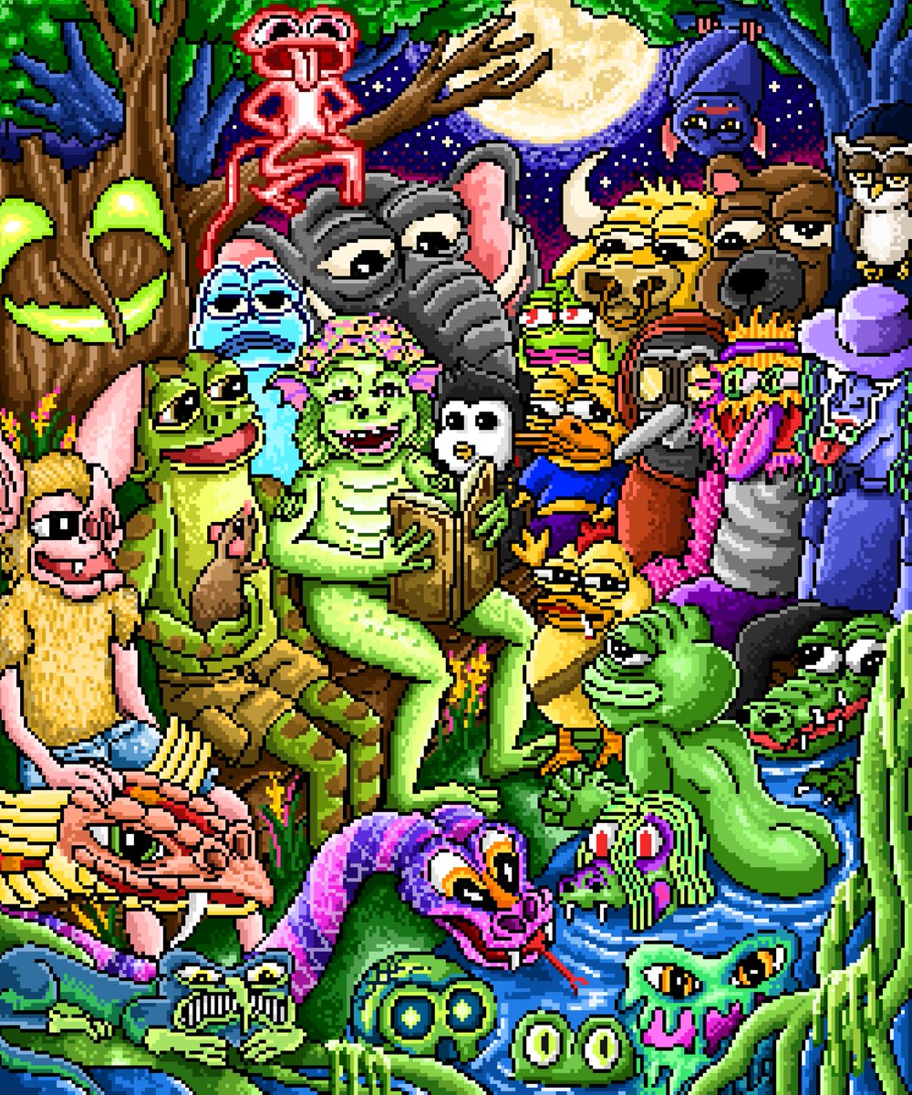 ΛGVNG (@pelukiss_agung) on Twitter photo New Drop on <a href="/foundation/">Foundation 🌐</a>
🍃🌕📖 Night Storyteller 📖🌕🍃
foundation.app/@pelukismu.agu…
Pixel Edition 1/1 👾👾👾
Hope you like it 🐸♥️
<a href="/jaggedsoft/">jagged</a> <a href="/jaggedVIP/">SKOPfather</a> <a href="/DarrenSRS/">DarrenSRS</a>
#FrogFam #pepethefrog #PEGZ #NFT #NFTCommunity #pixelart #NFTs #nftart #NFTCollection New Drop on <a href="/foundation/">Foundation 🌐</a>
🍃🌕📖 Night Storyteller 📖🌕🍃
foundation.app/@pelukismu.agu…
Pixel Edition 1/1 👾👾👾
Hope you like it 🐸♥️
<a href="/jaggedsoft/">jagged</a> <a href="/jaggedVIP/">SKOPfather</a> <a href="/DarrenSRS/">DarrenSRS</a>
#FrogFam #pepethefrog #PEGZ #NFT #NFTCommunity #pixelart #NFTs #nftart #NFTCollection