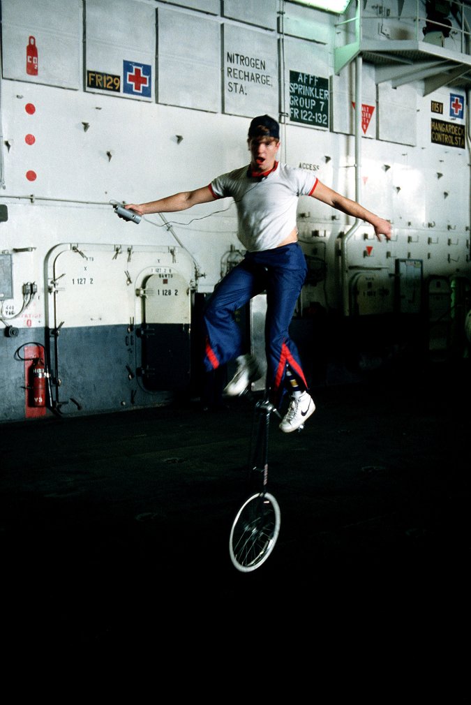 Today's Document on Twitter "A crewman spends some of his spare time