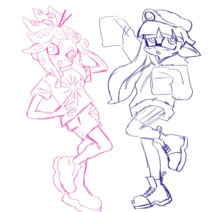 drew this is a haze at 4 am enjoy <3#Splatoon3 #Splatoonfanart 