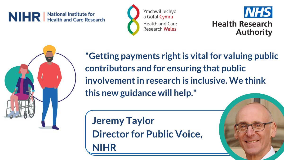 NIHRinvolvement's tweet photo. We know that administering payments for public involvement can be complicated, so we’ve developed this guidance alongside @HRA_Latest & @ResearchWales to support organisations with this.
Find out more & share your feedback on the guidance with us: https://t.co/0VhxRuDC05 https://t.co/T729a3xNkO