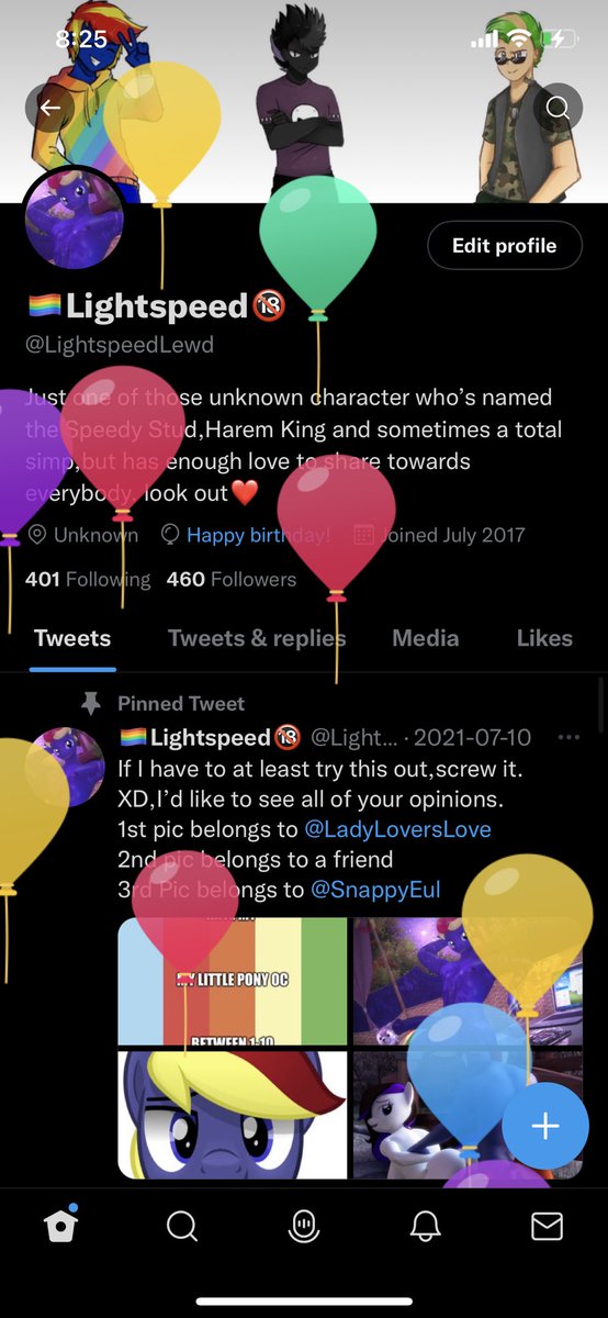 Who would’ve thought balloons would come by and invade in my main page? That must mean something