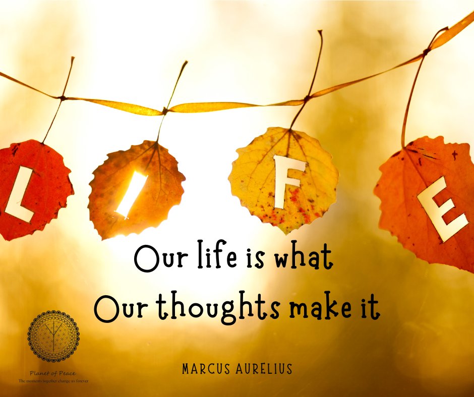 PlanetOfPeace4's tweet image. It is a well-known philosophy that our thoughts create our reality. Try experimenting with this today - simply observe your thoughts.
#marcusaurelius #thoughtsbecomethings #observeyourthoughts