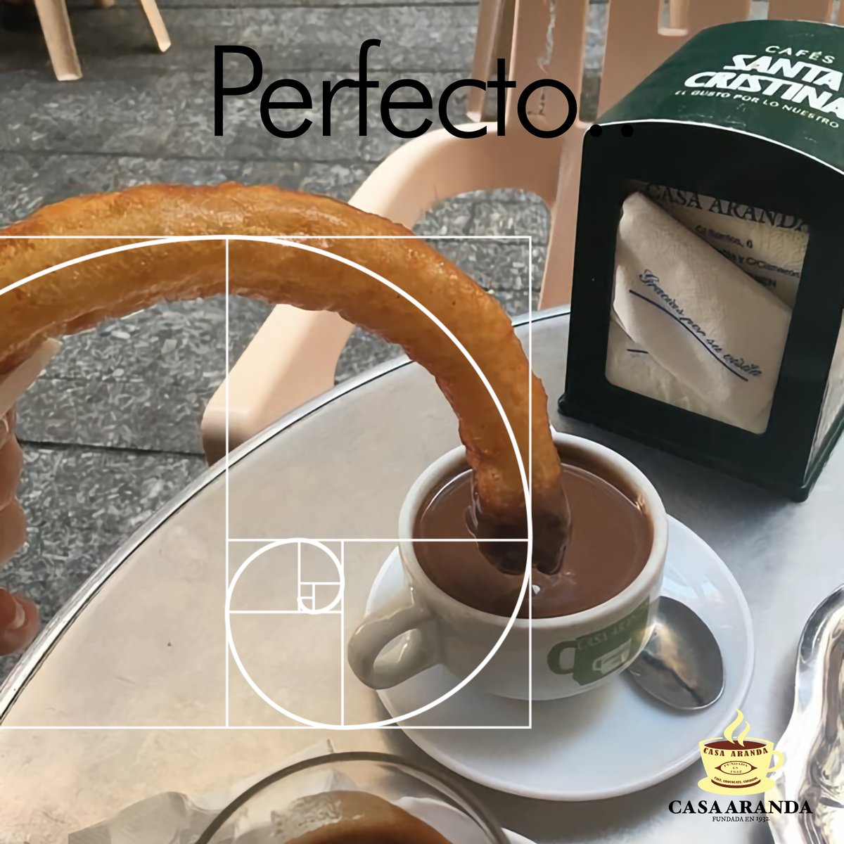 La vida esconde patrones que Fibonacci describió en su famosa "Sucesión de Fibonacci", una formulación matemática de la perfección. Nos complace mucho observar esos patrones en nuestro quehacer diario y sentirnos parte de algo enorme y vital :D 
#casaaranda #churros #malaga