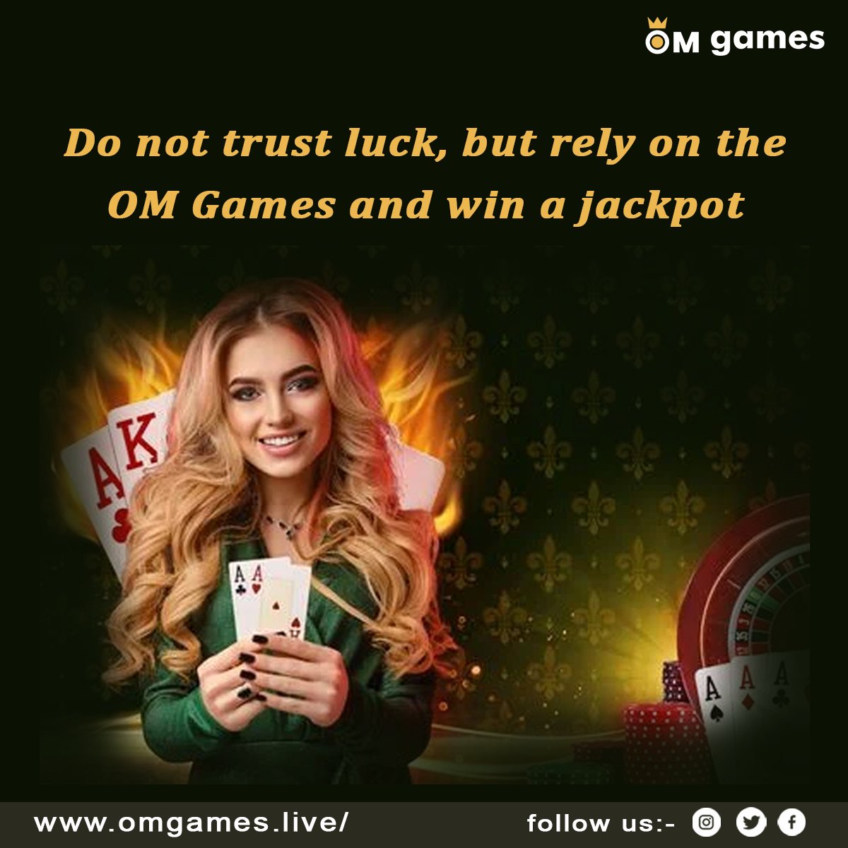 omgames8's tweet photo. It's time to play more and win more with OM Games, and become a satta king. Download the app right now!
👉⬇️https://t.co/4yqPWCrZt9

#omgames #sattamatka #sattaking #kalyanmatka #onlinecasino #teenpatti #rummy #lottery #poker #bettingexchange #gambling https://t.co/6iu2LTHM44