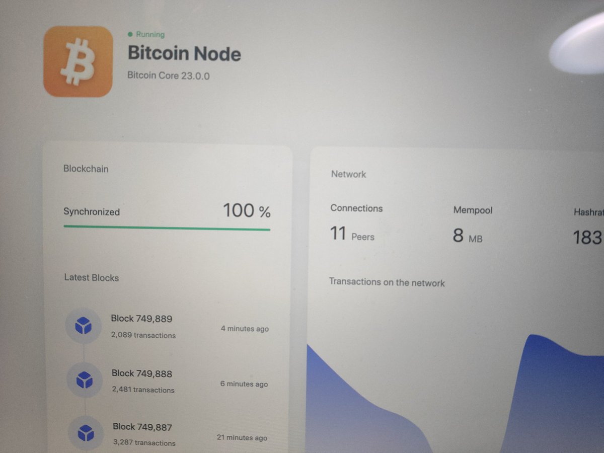 mrbtc_coffee's tweet photo. Finally became #bitcoin with #Umbrel https://t.co/Dl1oVJKPyV