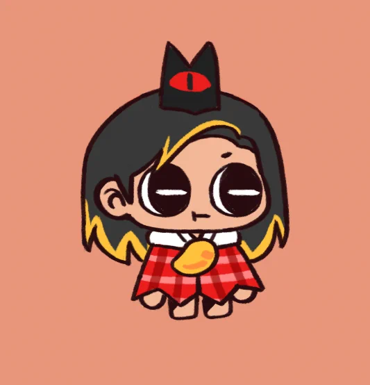 me and some friends are obsessing over cult lamb game,  made us all game-inspired avies!!!  ty bb! 