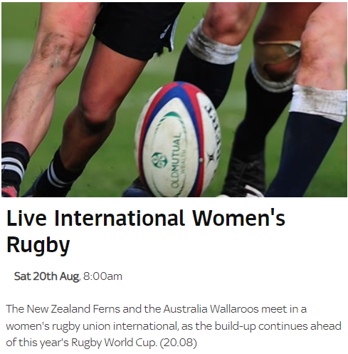 nickheathsport's tweet photo. The Black Ferns were thumped by England and France last Nov albeit they blooded 15 new players.

With 7 weeks to go until their @rugbyworldcup opener v Australia, this Sat will be a chance to see how they're tracking in precisely that fixture.

It'll be live on Sky Sports Action. https://t.co/paJotPEWjX