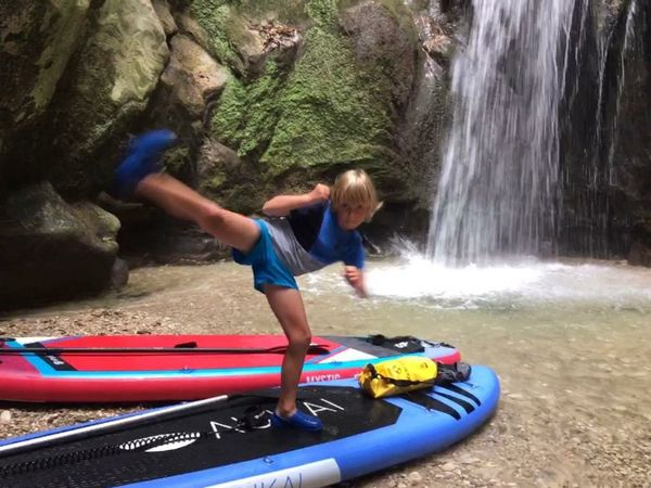 SenshiKarate's tweet photo. Aleks at the hidden waterfall in Ponale, Lake Garda. The second photo was the answer to taking any more photos! 😊🥋👊 #london #shotokan #senshikarate #charlton #shotokanconnect #senshikaratelondon #greenwich #karate #lakegarda #lagodigarda #ponale https://t.co/gWLpEtWdzT