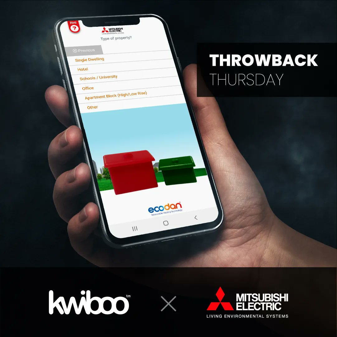 kwiboo's tweet photo. Throwback Thursday - Mitsubishi Ecodan tool - Investing in the latest tech provides the longest application life.  12 years ago we built the Mitsubishi Ecodan Selection tool using bleeding edge tools that that time and it is still going strong today … 
#MobileApp https://t.co/f4BQz5Lfxv