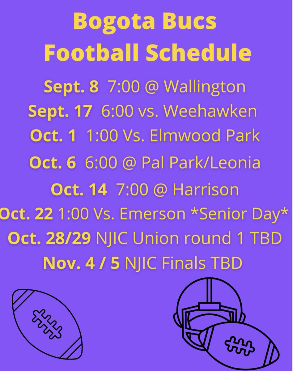 Coach_Appleton's tweet photo. Bogota Football 2022 BUC PRIDE https://t.co/DODHhCDo3r