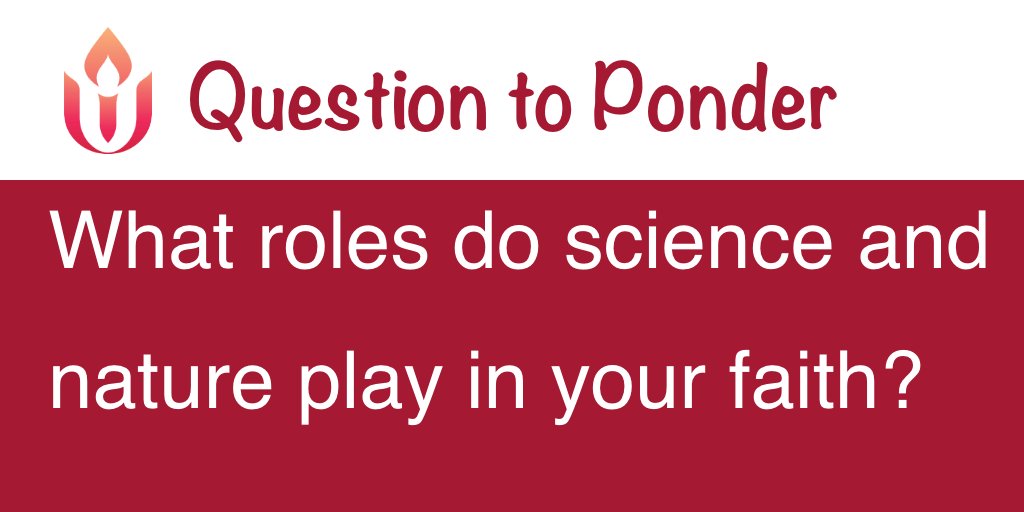 uuclvpa's tweet photo. This week's question to ponder is inspired by last week's sermon: What roles do science and nature play in your faith?
Feel free to share your answers in the comments.
#uu #uuquestion #uuclvpa #unitarianuniversalist #unitarianuniversalism https://t.co/fjrHlSVXvV
