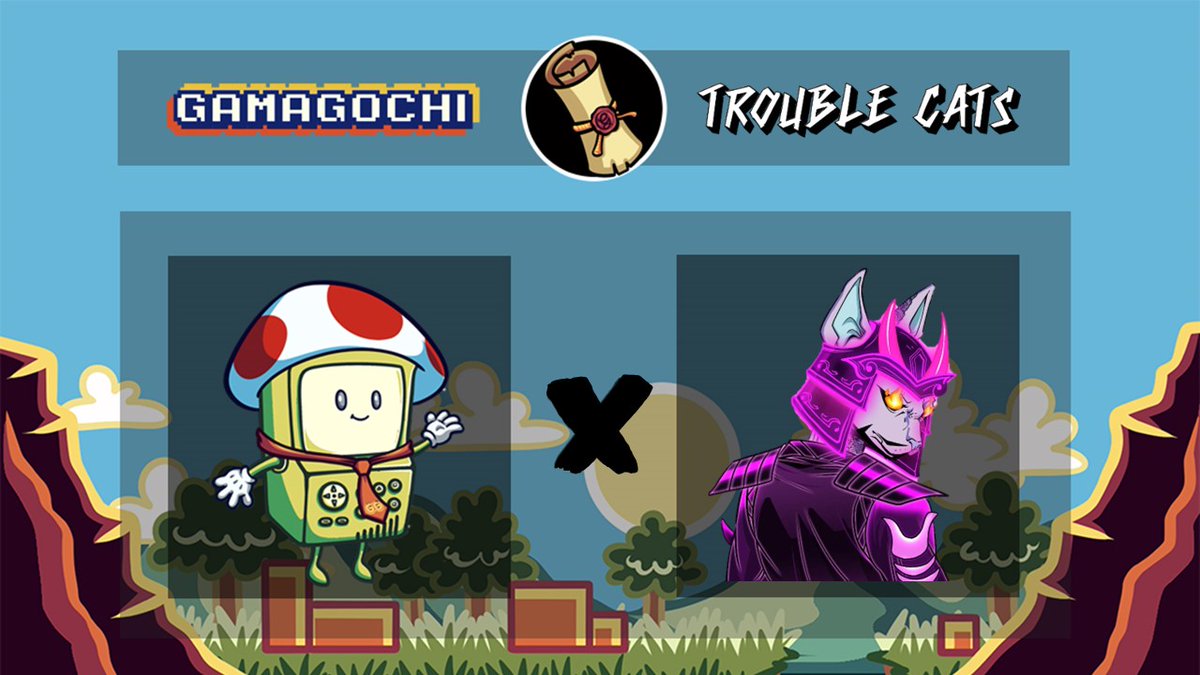 GamagochiCNFT's tweet photo. Gamagochi 🕹️ X Trouble Cats 😼
Win 3 WL Spots for the kick-ass cats' mint! 🔥
To Join:
🕹️RT & ♥️
🕹️Follow @GamagochiCNFT & @TroubleCatsCNFT
🕹️Tag 3 friends
⏰24H
#CNFT #NFT #CNFTcommunity #CNFTgiveaway #Cardano #LFGochi https://t.co/JCf9nv47LR